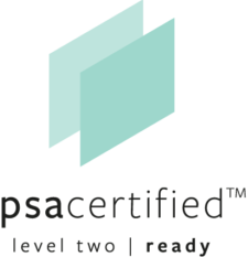 Level 2 Ready Dark ARM999_PSA_Certified_Logos_ST2_Black
