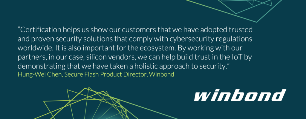 PSA Certified partner Winbond explains the benefits of certification