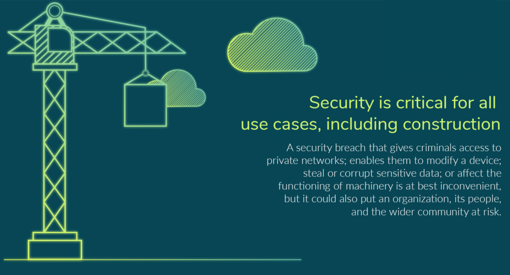 What are the implications of unsecure construction IoT deployments?