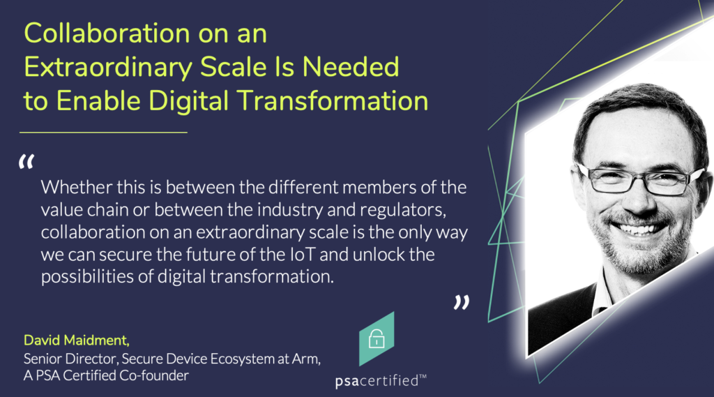 Reflecting on the #beyondthenow podcast, David Maidment concludes that collaboration through industry partnerships will help combat IoT security challenges. 