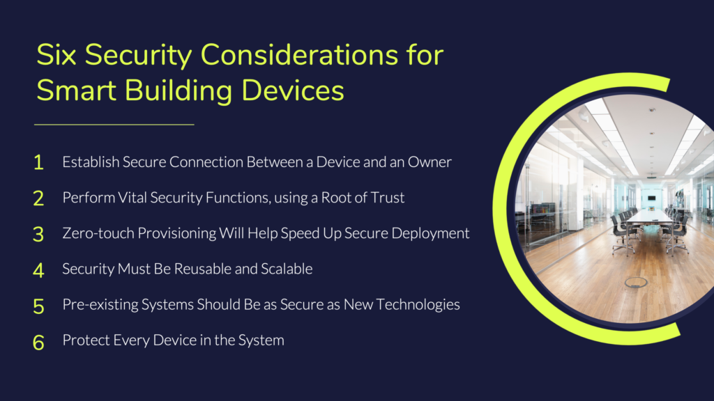 Six Security Considerations for Smart Building Devices