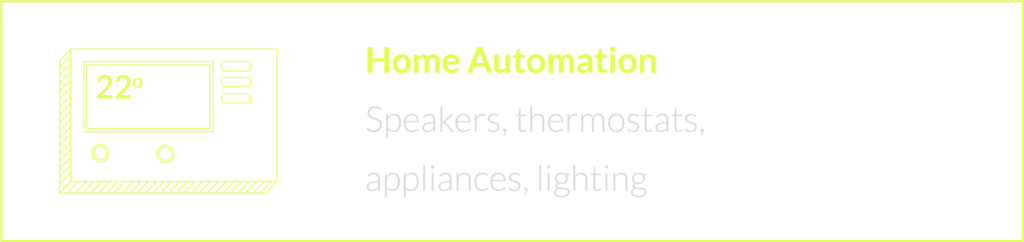 Home automation - smart door locks, doorbells, cameras, alarms, smoke detectors