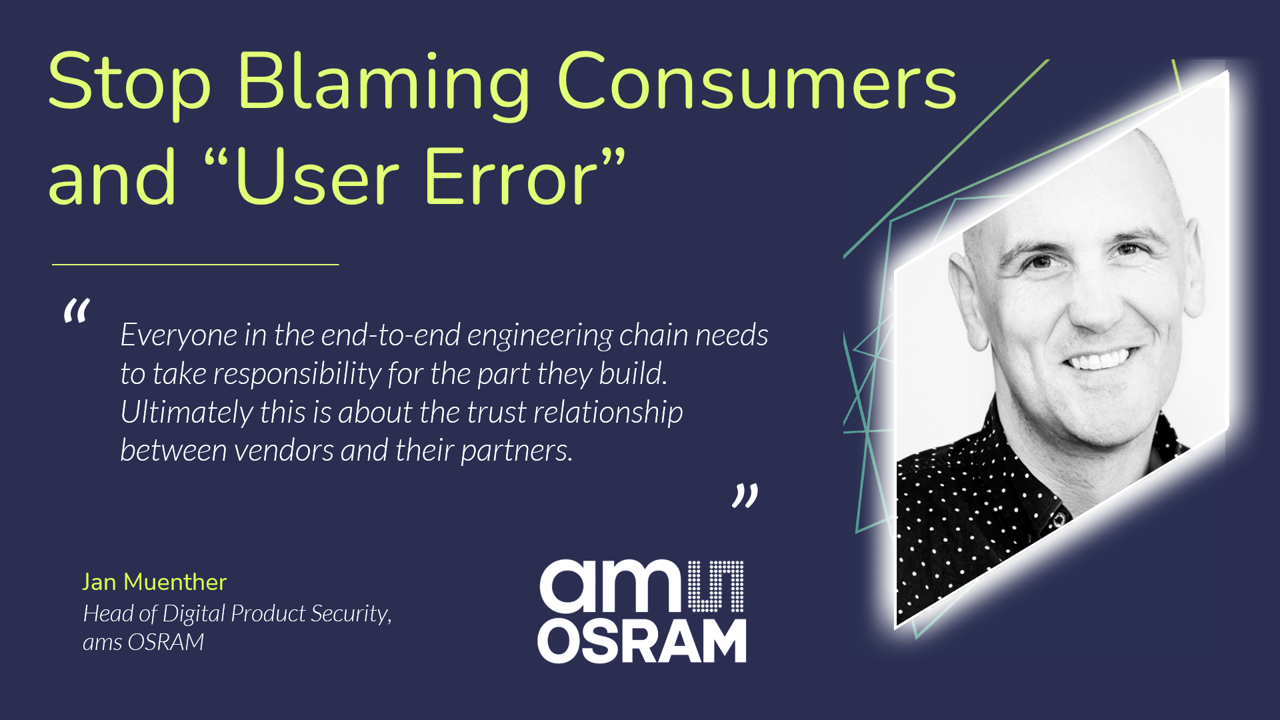 Jan says the industry needs to move towards collective responsibility where everyone in the end-to-end engineering chain takes responsibility for the IoT security in the part they build.