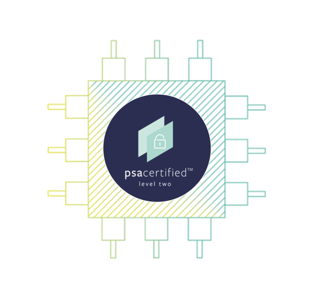 PSA Certified Level 2 indicates that a chip can help protect against scalable software attacks and addresses threats like malicious firmware updates and protection of device secrets