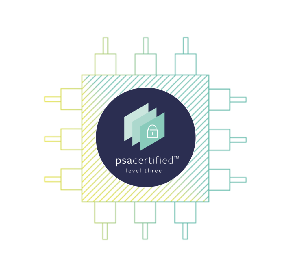 As well as helping to protect against scalable software attacks, PSA Certified Level 3 chips also help mitigate physical attacks such as clock or power glitch attacks.